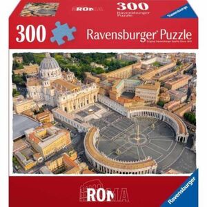 Imagine Ravensburger - Puzzle colectia de arta piata Sfantul Petru din Roma 300 piese