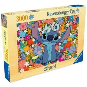 Imagine Ravensburger - Puzzle floral Disney Stitch 3000 piese