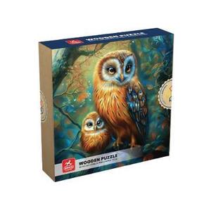 Imagine Puzzle lemn 50 piese: Bufnite