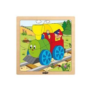 Imagine Puzzle din lemn: Locomotiva