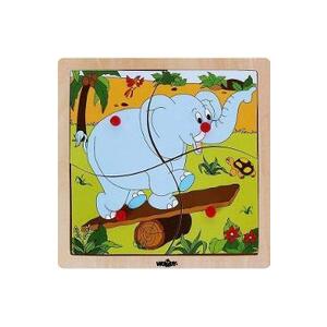 Imagine Puzzle din lemn: Elefant