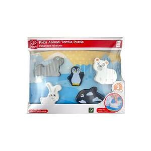 Imagine Puzzle din lemn tactil. Animale polare