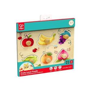 Imagine Puzzle din lemn in straturi: Fructe