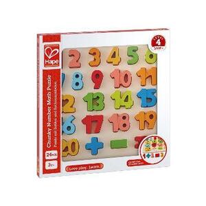 Imagine Puzzle din lemn: Matematica. Numere dolofane