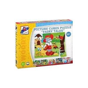 Imagine Puzzle din lemn: 4x5 cuburi. Basme