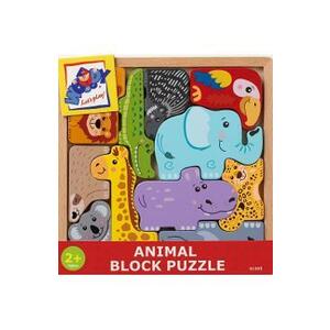 Imagine Puzzle 3D din lemn: Forme de animale