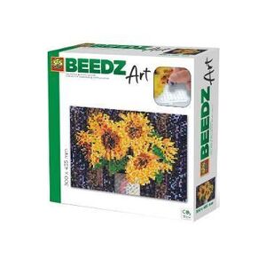 Imagine Set margele de calcat. Beedz Art. Floarea soarelui