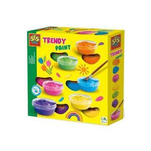 Imagine Set acuarele pasta culori trendy. Guasa