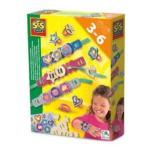 Imagine Set creativ: Inele si bratari cu sclipici