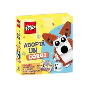 Imagine Lego. Adopta un Corgi. Activitati pentru micii iubitori de animale