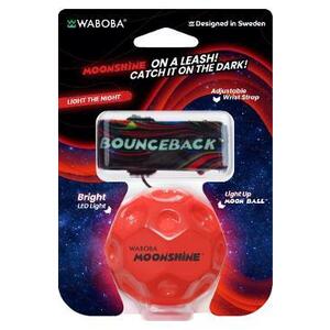 Imagine Minge hipersaritoare cu sistem de prindere si led: Waboba Moonshine. Rosu