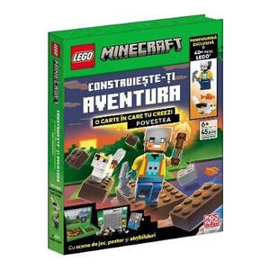 Imagine Lego Minecraft: Construieste-ti aventura Minecraft. Activitati cu abtibilduri