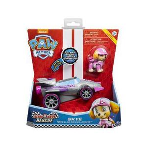 Imagine Masina de curse cu sunete si motor pull-back. Paw Patrol. Skye