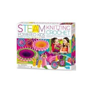 Imagine Kit experimente STEAM. Tricotat si crosetat