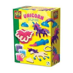 Imagine Creeaza unicorni neon cu sclipici din plastilina