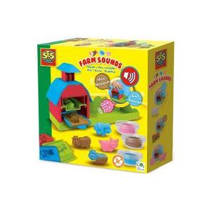 Imagine Ferma de jucarie cu sunete, forme de animale si plastilina