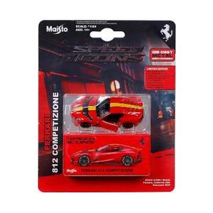 Imagine Masinuta metalica Speed Icons: Ferrari 812 Competizione rosu