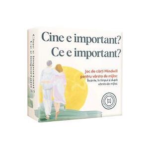 Imagine Joc de carti Mindwill pentru publicul matur: Cine e important? Ce e important?