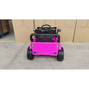 Imagine AIYAPLAY Mașină Electrică pentru Copii 12V, Buggy Electric pentru Copii, 2-4 km/h, 2 Motoare, Telecomandă, Baterie Litiu, Roz | Aosom Romania