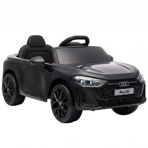 Imagine AIYAPLAY Mașină Electrică pentru Copii 12V Audi A5L cu Telecomandă, Baterie cu Litiu, 2 Motoare, Telecomandă, Negru | Aosom Romania