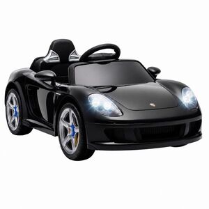 Imagine AIYAPLAY Mașină Electrică pentru Copii Porsche Carrera GT 12 V, cu Telecomandă, Negru | Aosom Romania