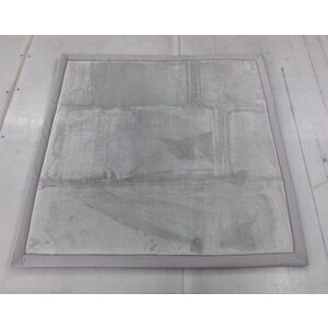 Imagine AIYAPLAY Covoraș pentru copii, 127x127 cm, Saltea din spumă 3 cm, Flanel moale, Antiderapant, Rezistent la apă, Gri deschis | Aosom Romania