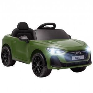 Imagine AIYAPLAY Mașină Electrică pentru Copii 12V Audi A5L cu Telecomandă, Baterie cu Litiu, 2 Motoare, Telecomandă, Verde | Aosom Romania