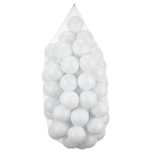 Imagine Set 50 bile pentru piscina de joaca, Wellgro, Bubble Pops, Ø7 cm, plastic, alb