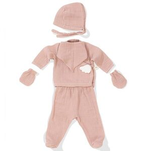 Imagine Newborn Baby Set (5 Pieces), Wallxpert, Angel Wings, Bumbac, Roz