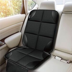 Imagine Husa de protectie pentru scaun auto copii , U-grow, 123x48 cm, HDPE/tesatura tricotata din poliester, negru