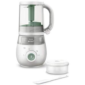 Imagine Aparat 4 in1 pentru prepararea hranei bebelusilor Philips Avent SCF885/01, 1 l, 400 W (Alb/Gri)
