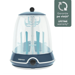 Imagine Sterilizator electric 2 in 1 BABYMOOV A003110, 550 W (Alb/Albastru)