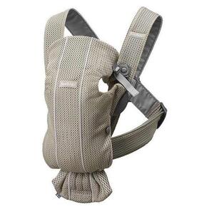 Imagine Ham anatomic BabyBjorn Mini, Pozitii multiple de purtare, 0-11 kg, 0-1 an (Maro)