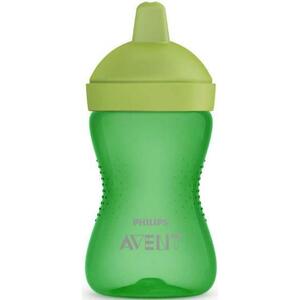 Imagine Cana cu tetina moale Philips AVENT SCF804/03, 300 ml (Verde)