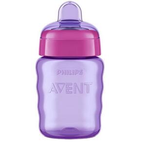 Imagine Cana cu tetina de formare Philips-AVENT, 260ml, 9luni+, Mov