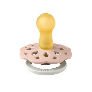 Imagine Suzeta fosforescenta Boheme GLOW Latex, tetina rotunda, 6 luni + Blush, BIBS