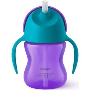 Imagine Cana cu pai Philips Avent SCF796/02, 200ml, 9 luni+ (Verde)