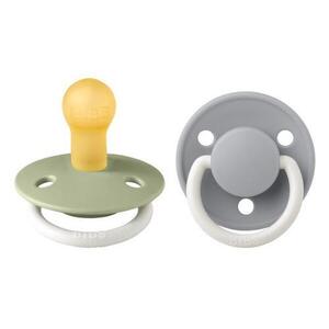 Imagine Set 2 Suzete Fosforescente De Lux Glow Latex, Tetina Rotunda, 0 Luni +