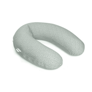 Imagine Perna mare Doomoo pentru gravide si bebelusi 3 in 1, bumbac organic Buddy Cloudy Kaki