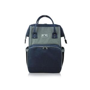 Imagine Rucsac accesorii bebelusi Lorelli Tina, multiple compartimente, Blue si Grey