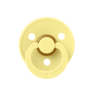 Imagine Suzeta Colour Latex BIBS Sunshine, tetina rotunda, 0 luni +