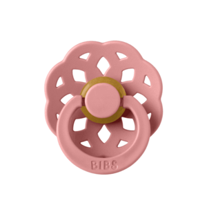 Imagine Suzeta Boheme Latex BIBS Dusty Pink, tetina rotunda, 0 luni +