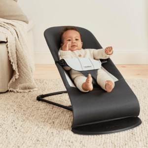 Imagine Balansoar BabyBjorn Balance Dark Gray, Tesatura-Tricot
