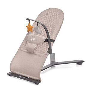 Imagine Balansoar bebe Kinderkraft Mimi, Reglare spatar, Aluminiu/Poliester (Bej)