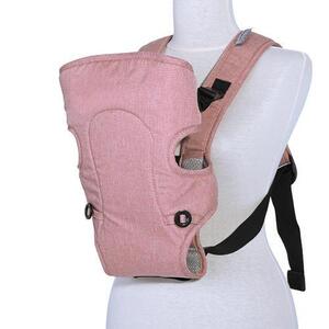 Imagine Marsupiu ergonomic pentru copii Lorelli Between Rose tan & Grey, 2 pozitii, centuri de siguranta ajustabile, curele reglabile, pernuta pentru cap, 0-9 Kg