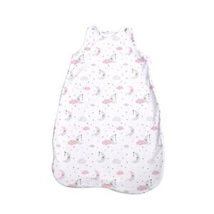 Imagine Sac de dormit de vara Lorelli Pink Moons Stars, 95 cm, bumbac ranforce