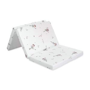 Imagine Saltea pliabila de voiaj Lorelli Pink, 60 x 120 x 5 cm, spuma elastica non alergica si non-toxica, husa detasabila si lavabila, pliere compacta, geanta transport