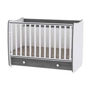 Imagine Patut balansoar Lorelli Dream White Vintage Grey, 60 x 120 cm, transformabil