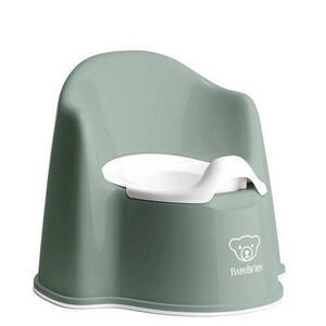 Imagine Olita BabyBjorn Potty Chair Deep Green, cu protectie spate