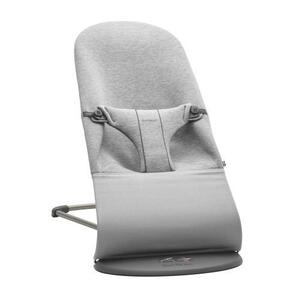 Imagine Balansoar BabyBjorn Bliss Light Grey 3D Jersey, cu bara de jucarii